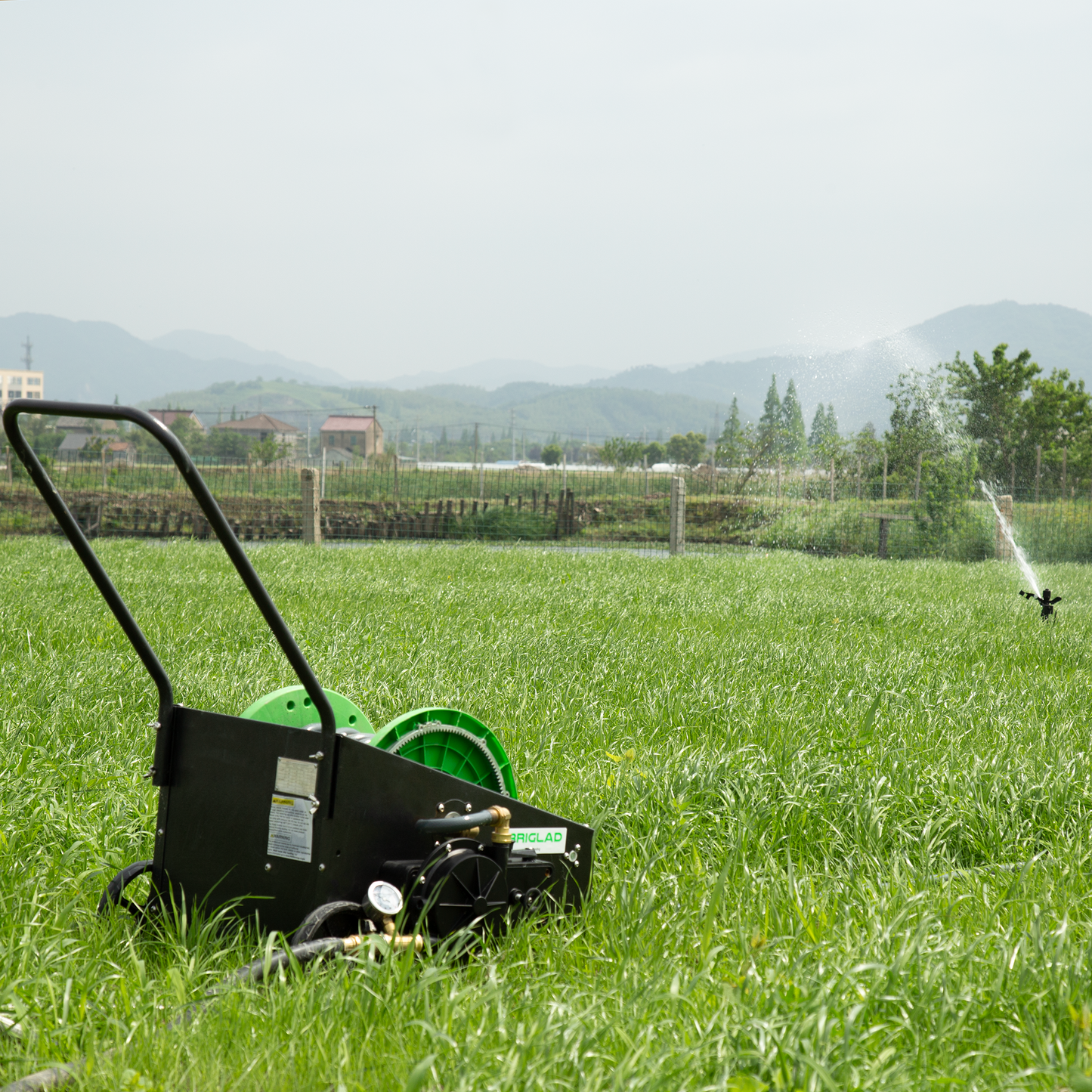 IRRIGLAD Manual Speed Adjustment Water Hose Reel Cart