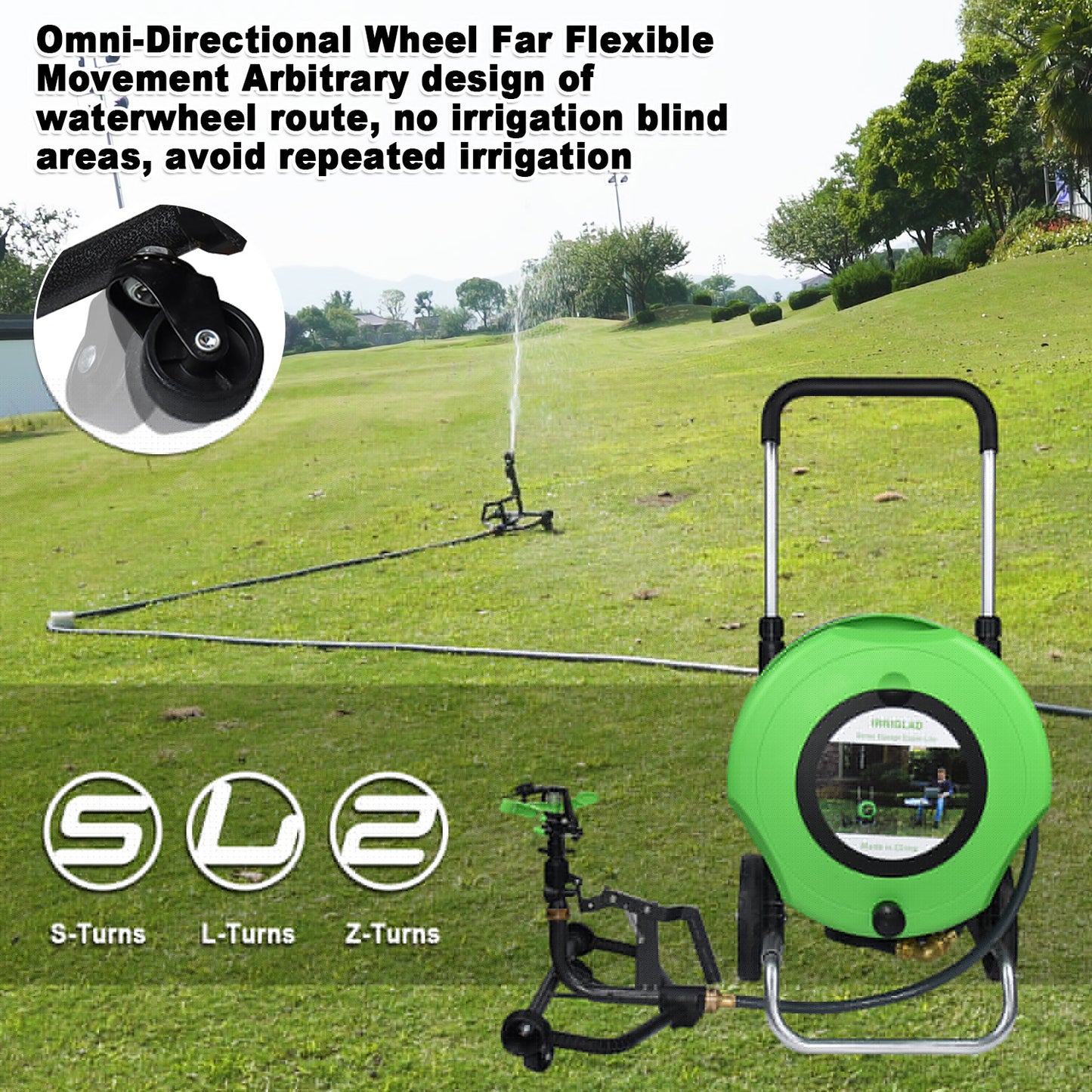 IRRIGLAD Household Use Portable Auto Watering Cart