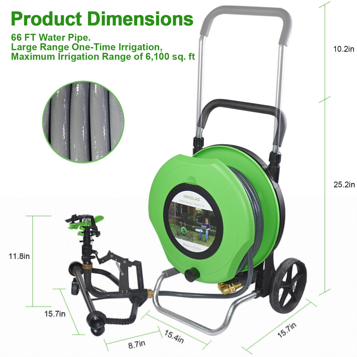 IRRIGLAD Household Use Portable Auto Watering Cart