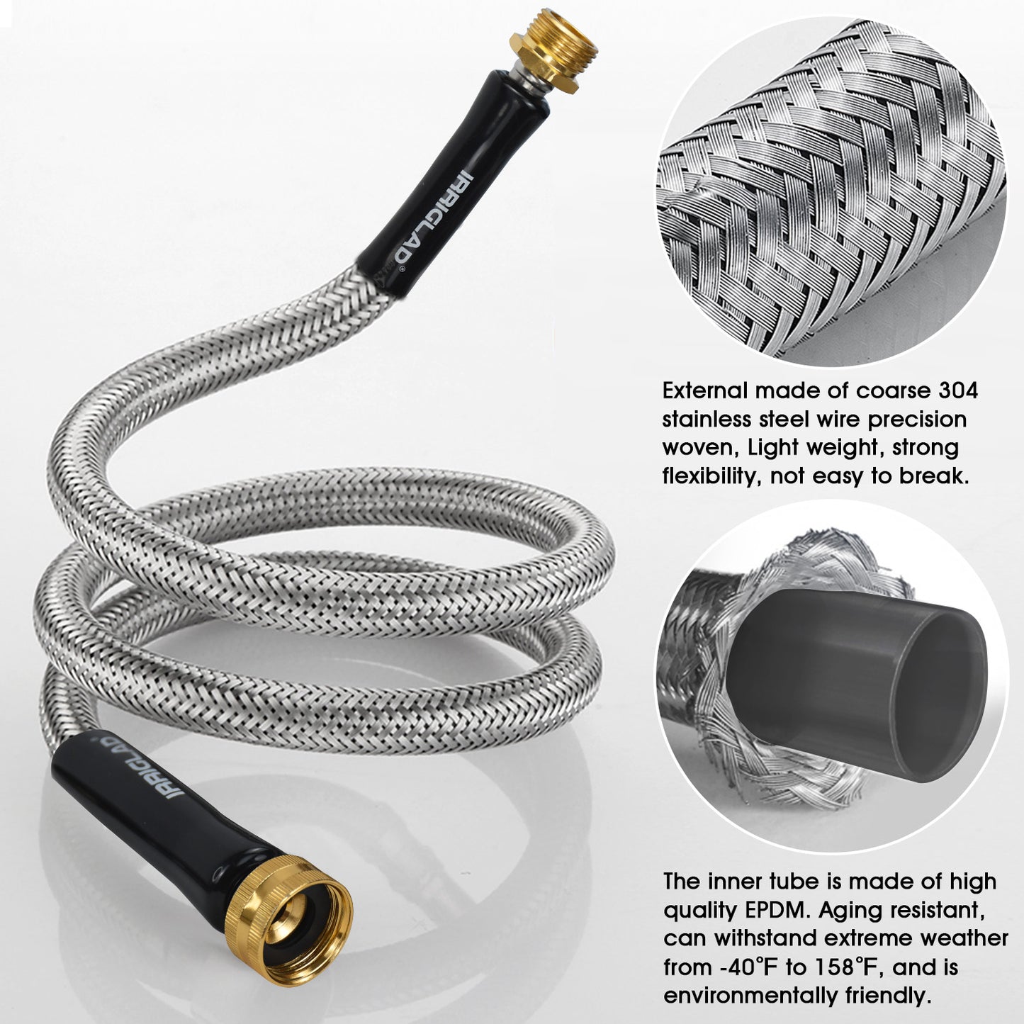 IRRIGLAD Stainless Steel Garden Hose